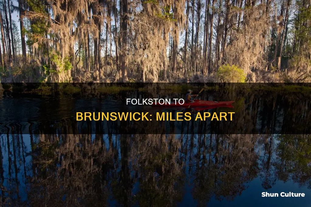 how many miles is folkston georgia to brunswick georgia