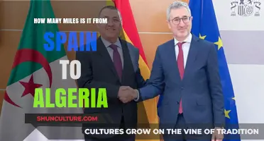 Exploring the Distance: Spain to Algeria in Miles
