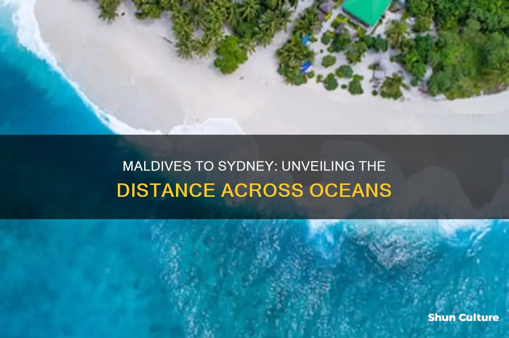 how many miles is the maldives to sydney australia