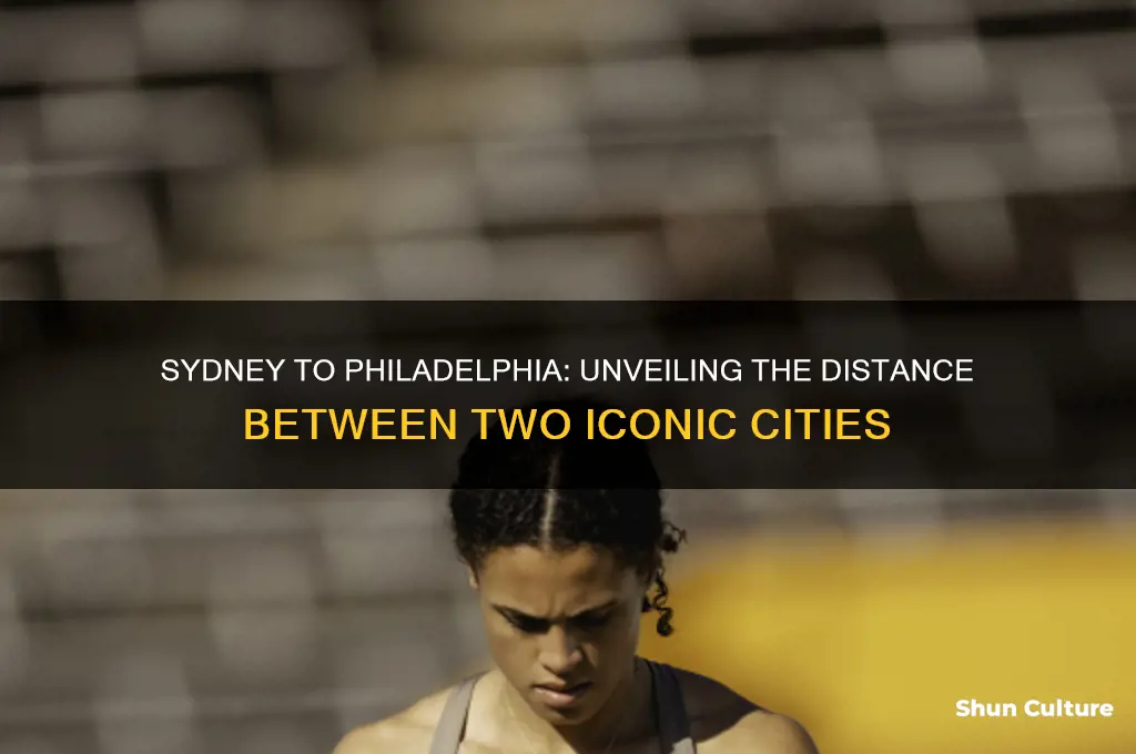 how many miles it from sydney australia to phillidelphia