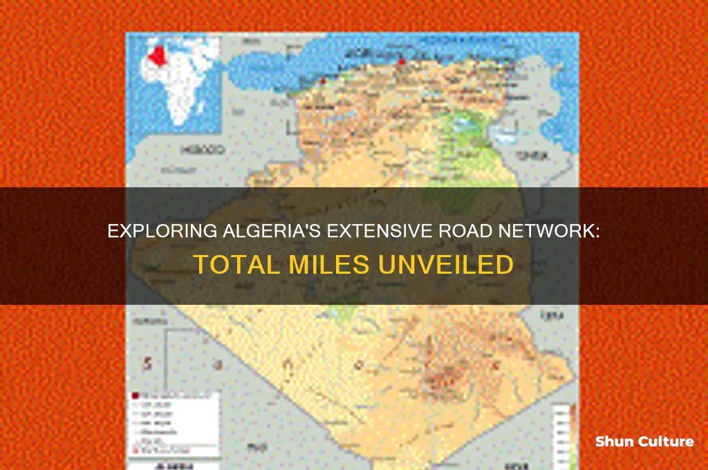 how many miles of roads are in algeria