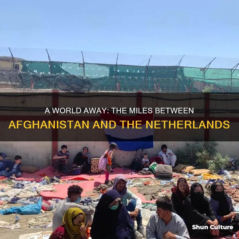 how many miles to the netherlands from afghanistan