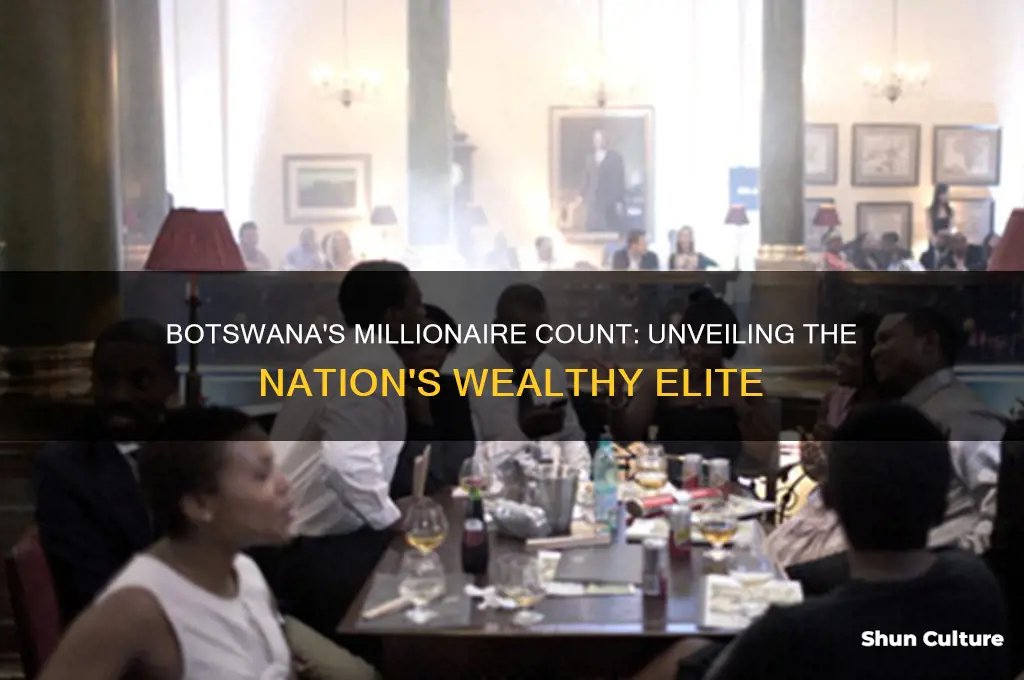 how many millionaires in botswana