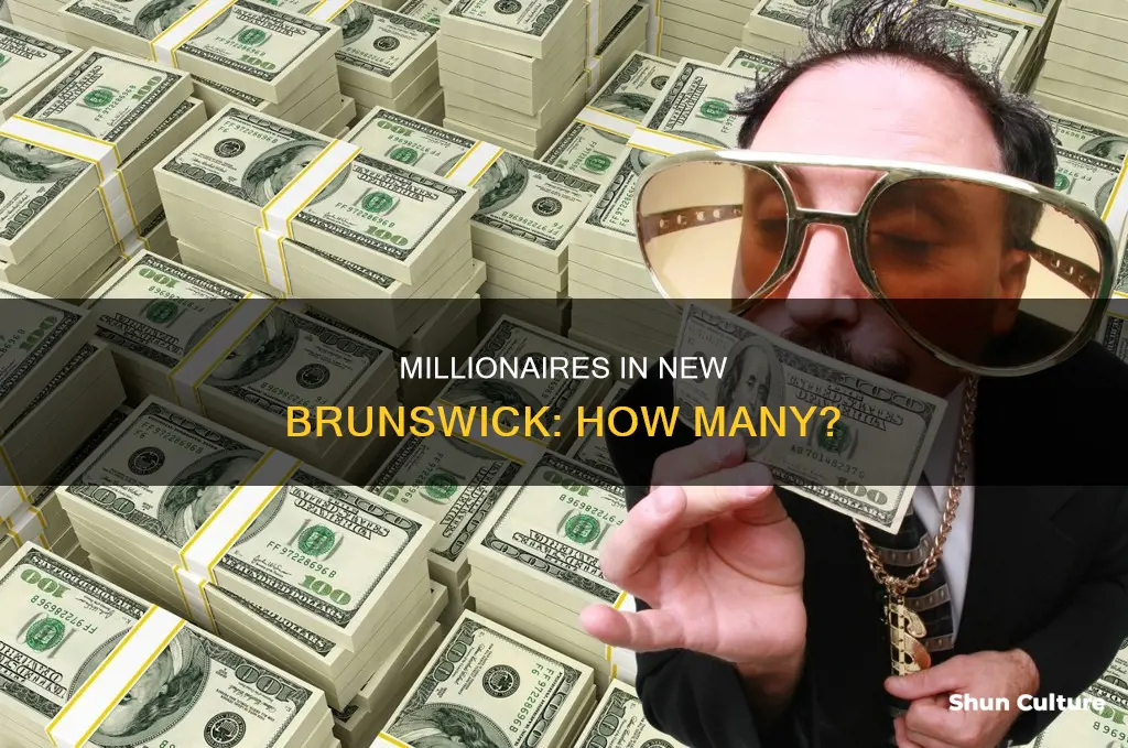 how many millionaires in new brunswick