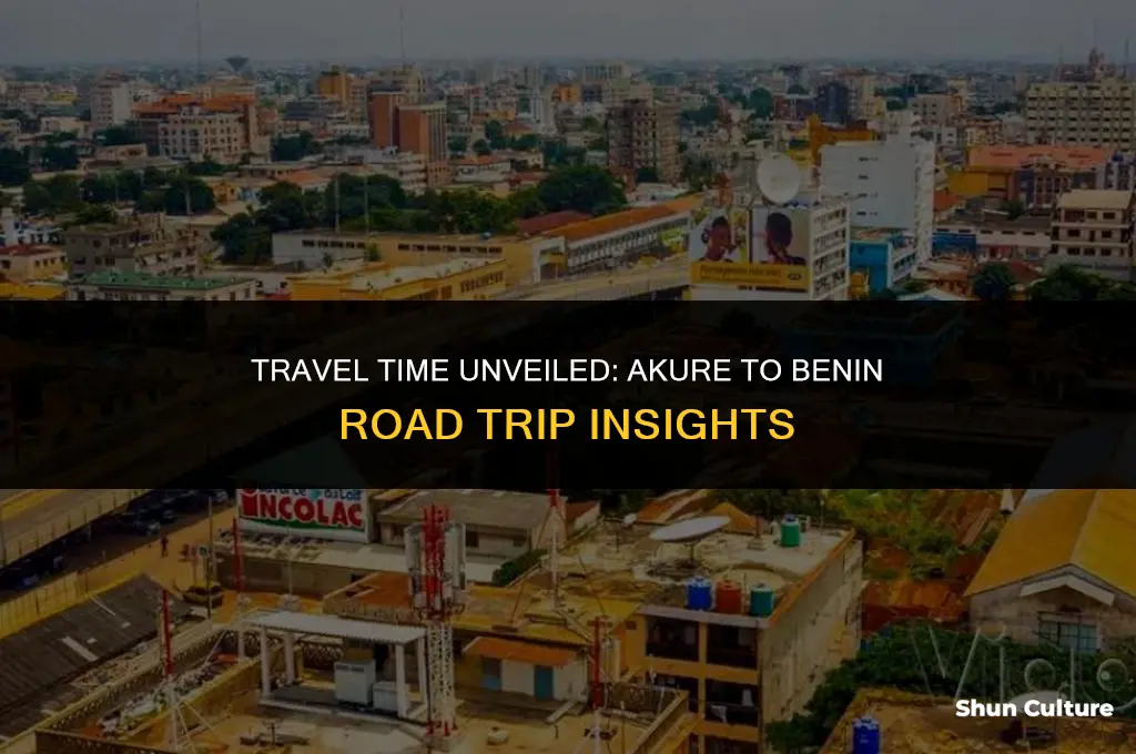 how many minutes from akure to benin by road