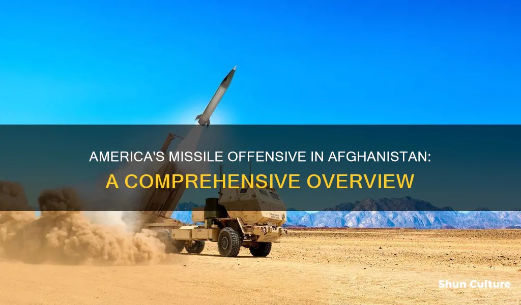 how many missiles has the us used in afghanistan