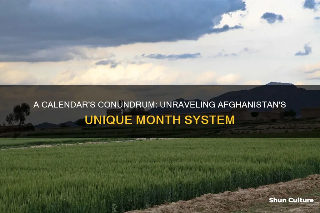 A Calendar's Conundrum: Unraveling Afghanistan's Unique Month System ...