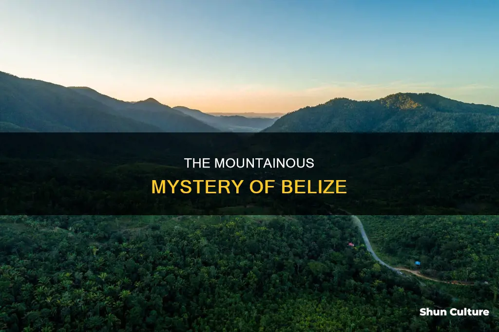 how many mountains are in belize