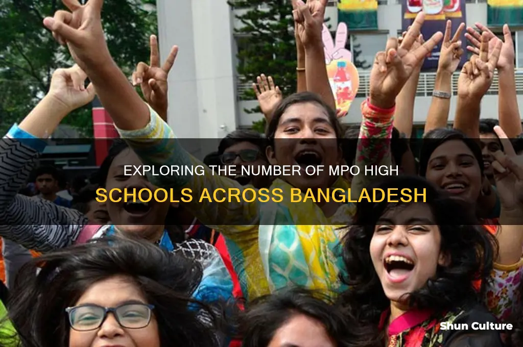 how many mpo high school in bangladesh