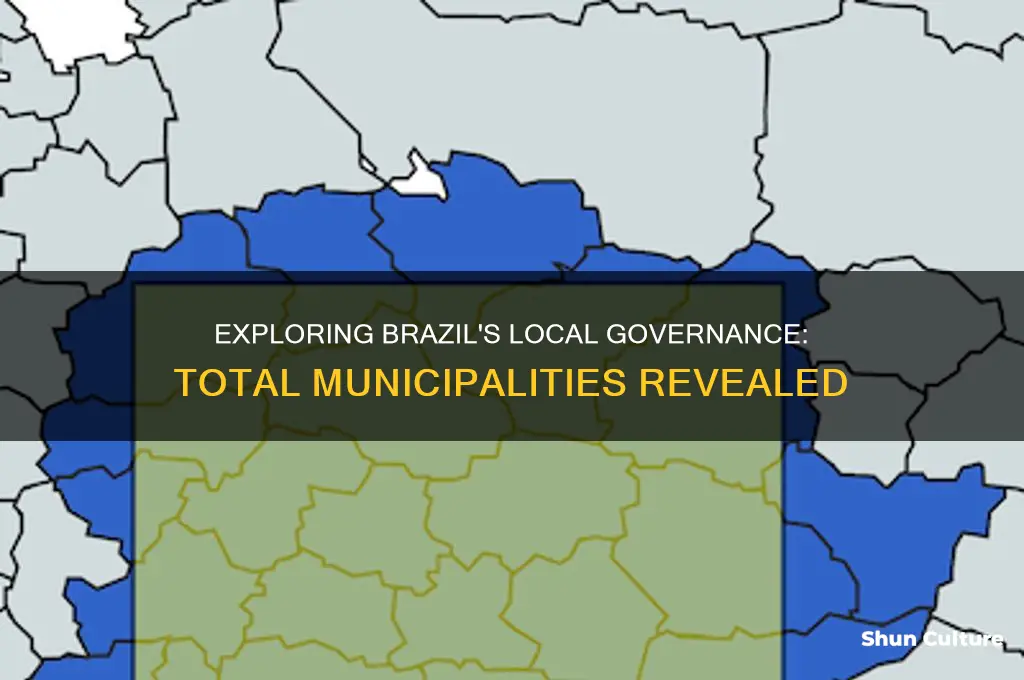 how many municpalities in brazil