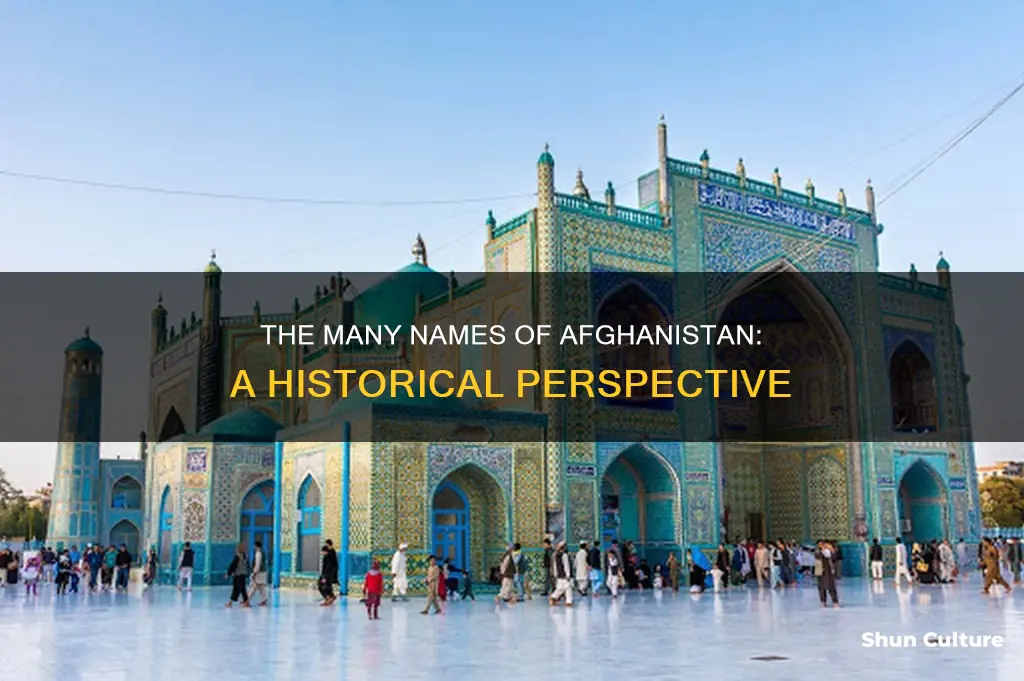 how many names afghanistan have had