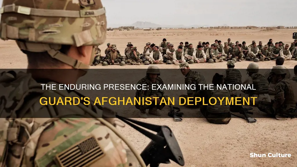 how many national guard troops are deployed in afghanistan