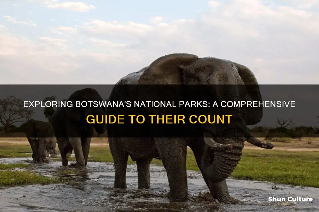 how many national parks are there in botswana