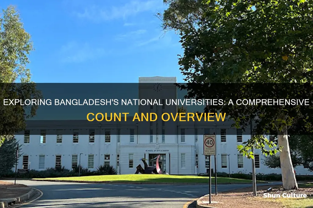 how many national university in bangladesh