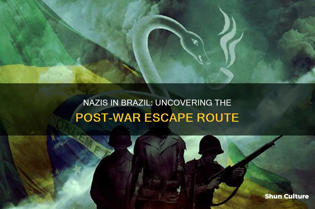 how many nazis fled to brazil