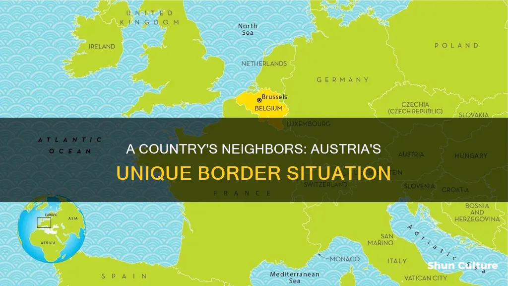 how many neighbors does austria have