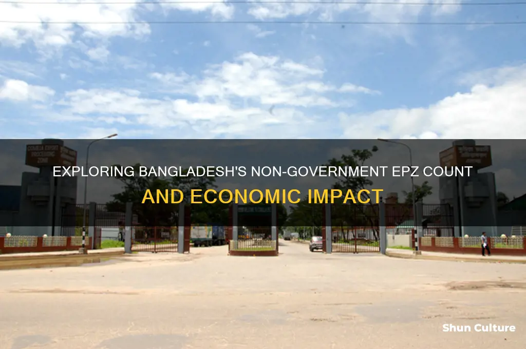how many non govt epz in bangladesh