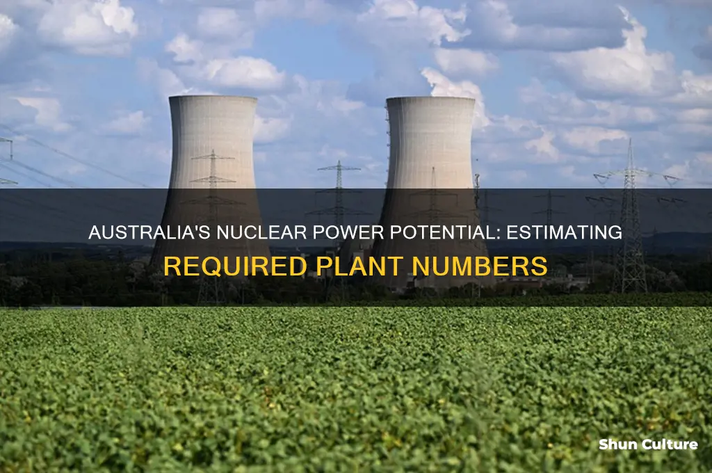 how many nuclear power plants would australia need