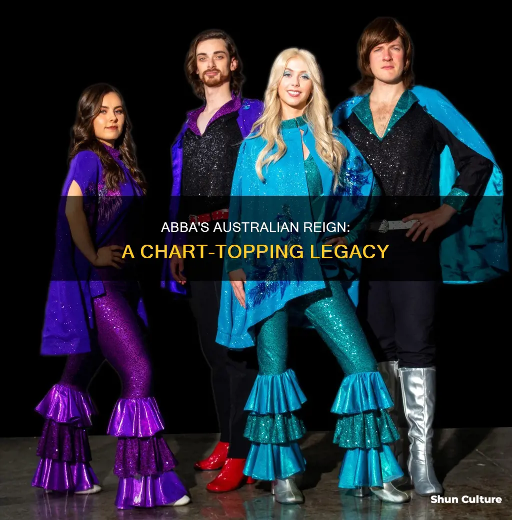 how many number 1 hits did abba have in australia