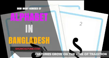 Exploring the Unique Alphabet Count in Bangladesh's Rich Language
