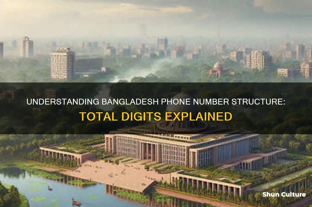 how many numbers are there in bangladesh phone number