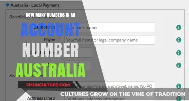 Account Numbers in Australia: How Many Digits?