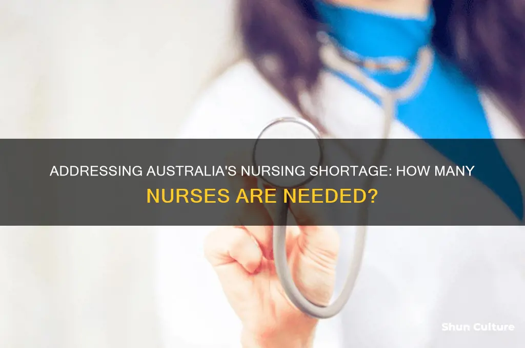 how many nurses needed in australia