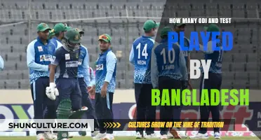 Bangladesh Cricket Journey: ODI and Test Matches Played So Far