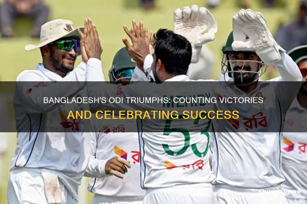 how many odi bangladesh win