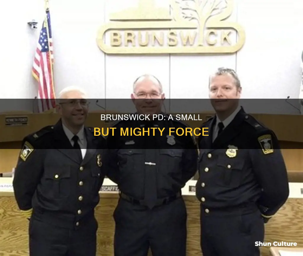 how many officers does brunswick pd have in Maine