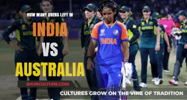 India vs Australia: Overs Remaining in the Match