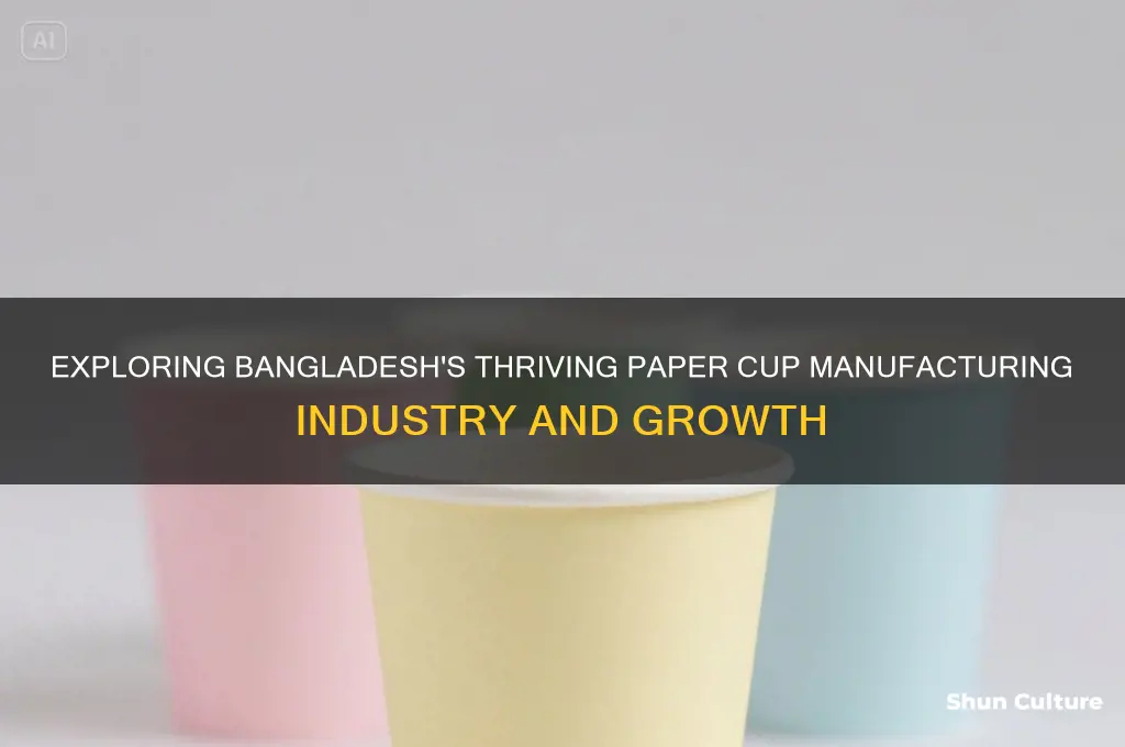 how many paper cup industry in bangladesh