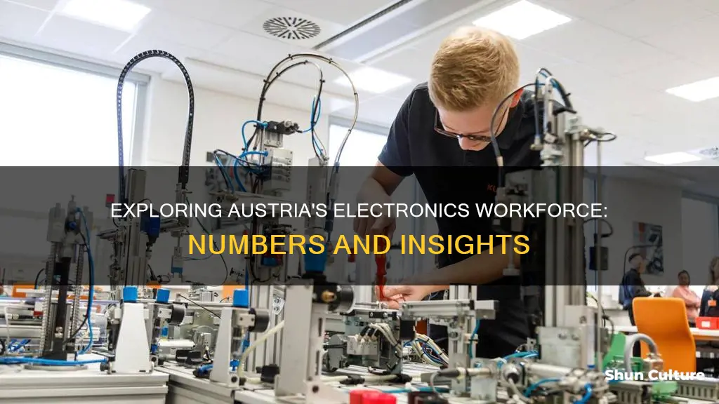 how many peopel work in electronics in austria