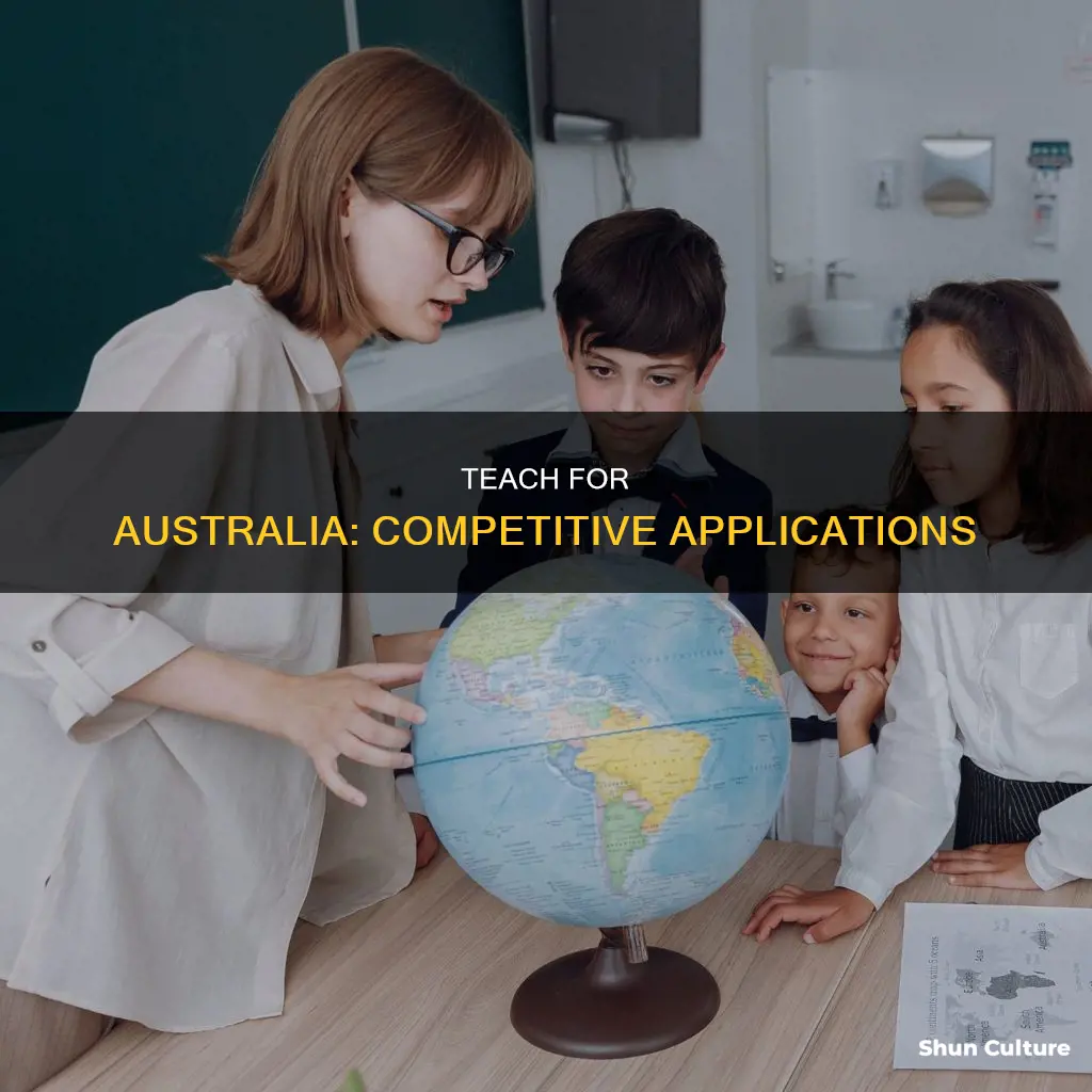 how many people apply for teach for australia