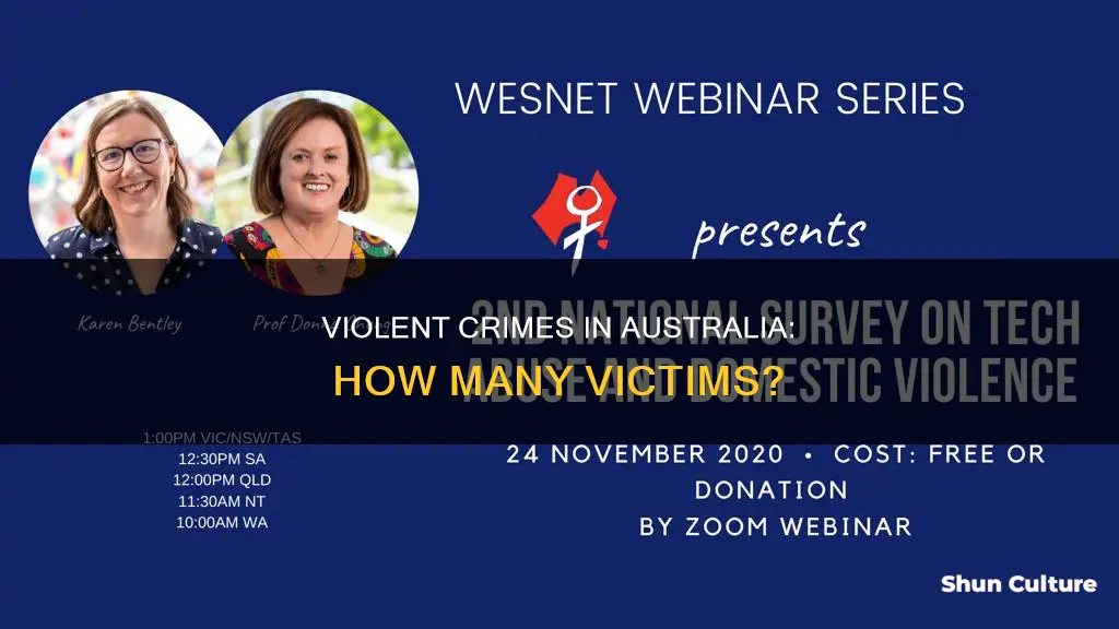 how many people are beaten hurt by violence in australia
