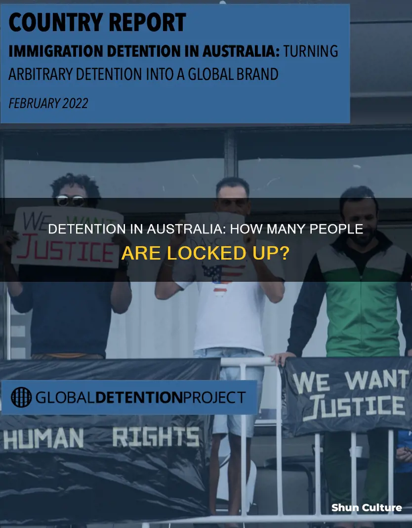 how many people are currently in australian detention centres