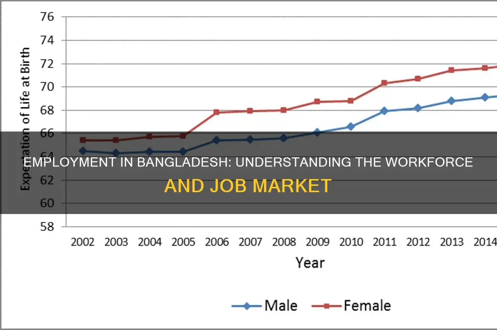 how many people are employed in bangladesh