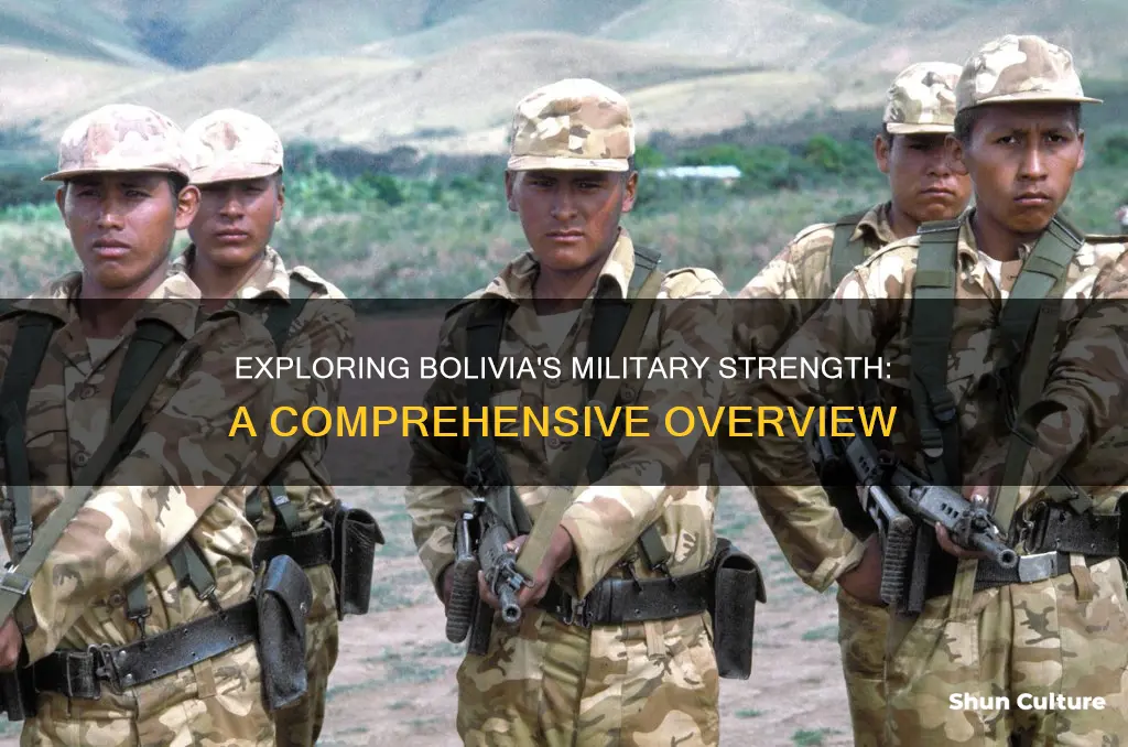 how many people are in the bolivian military