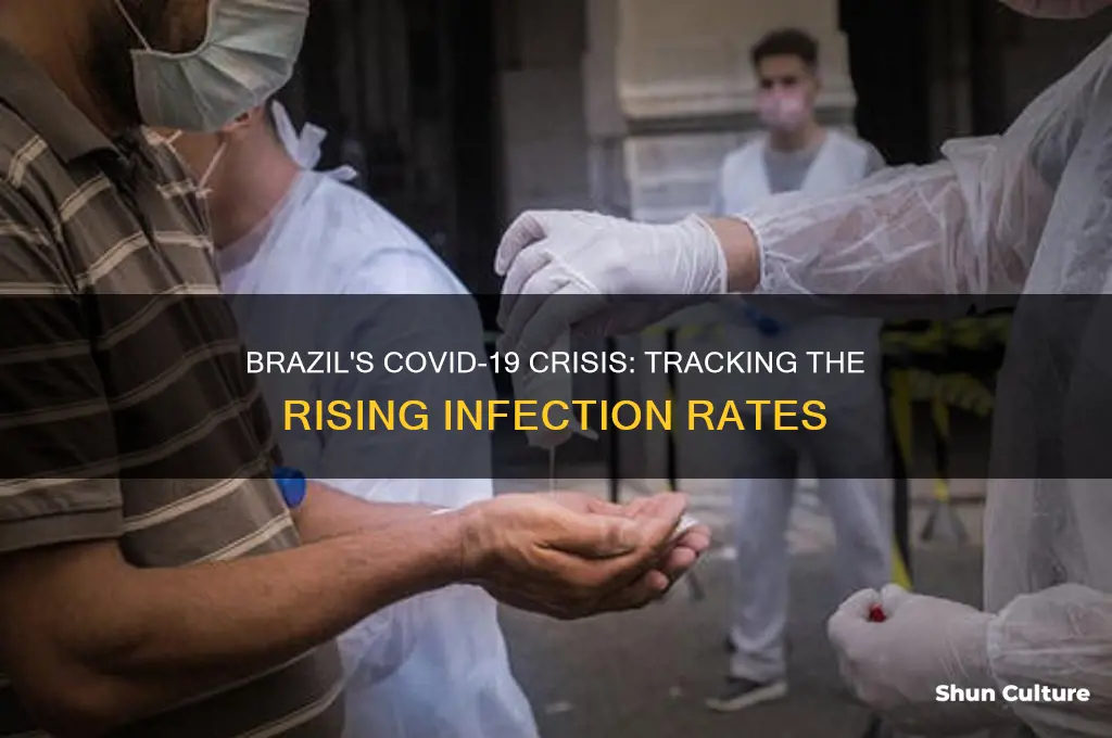 how many people are infected in brazil