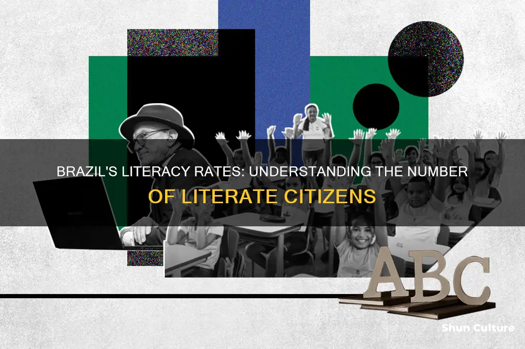 how many people are literate in brazil