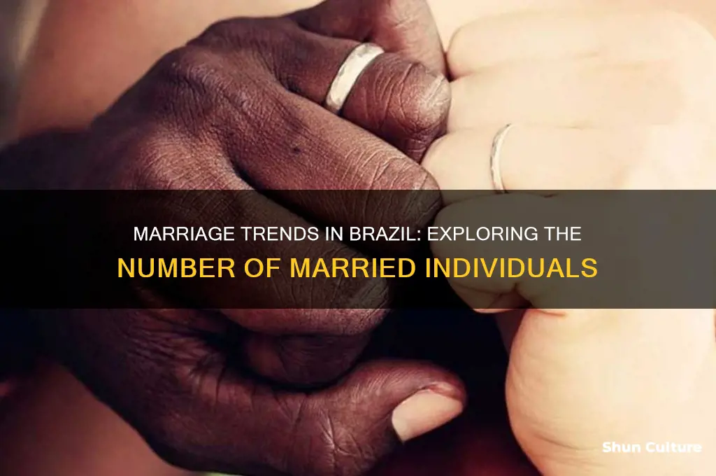 how many people are married in brazil