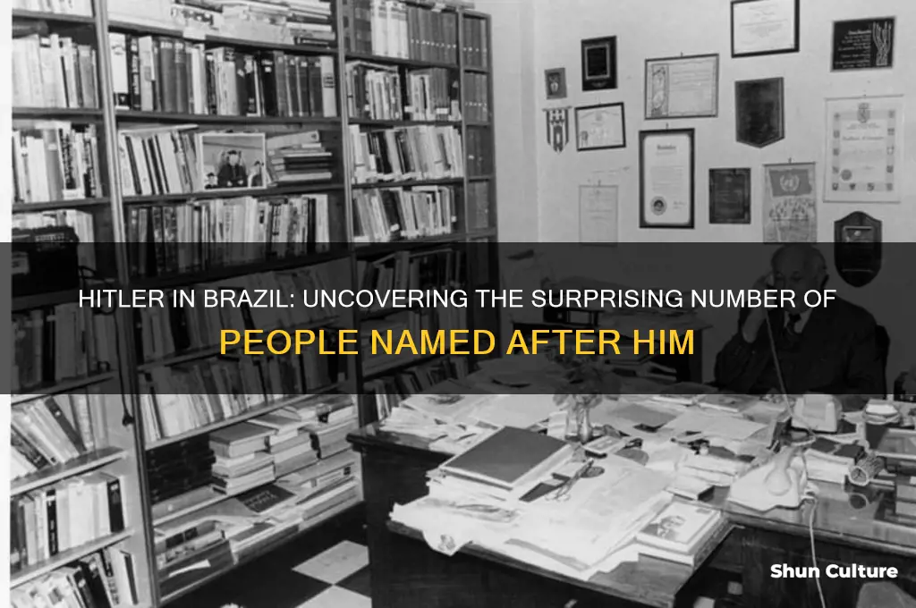 how many people are named hilter in brazil