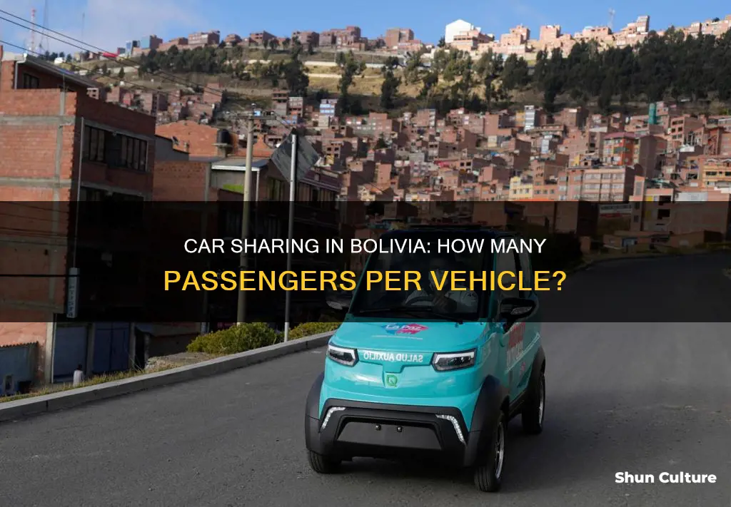 how many people are there per car in bolivia