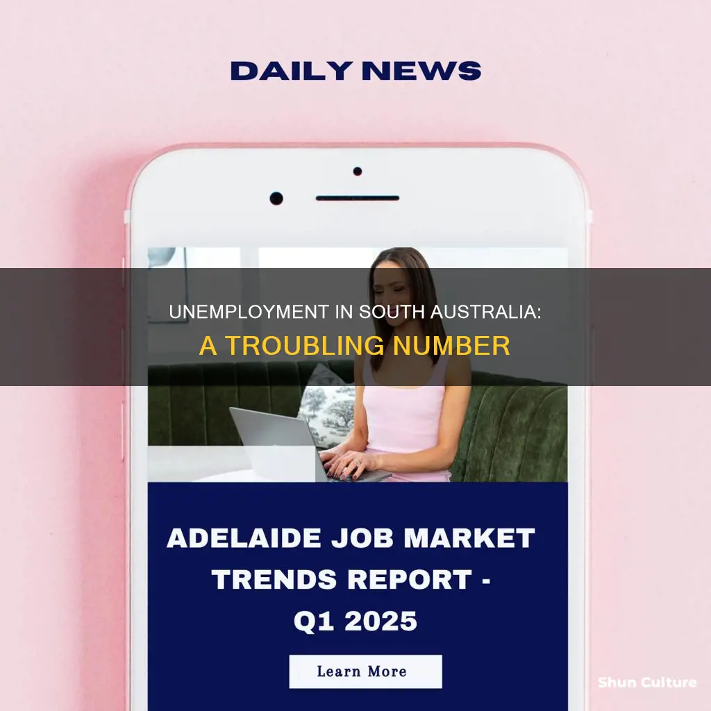 how many people are unemployed in south australia