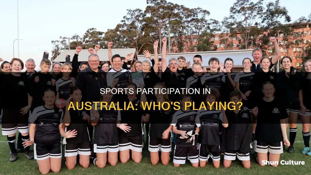 how many people by sport australia