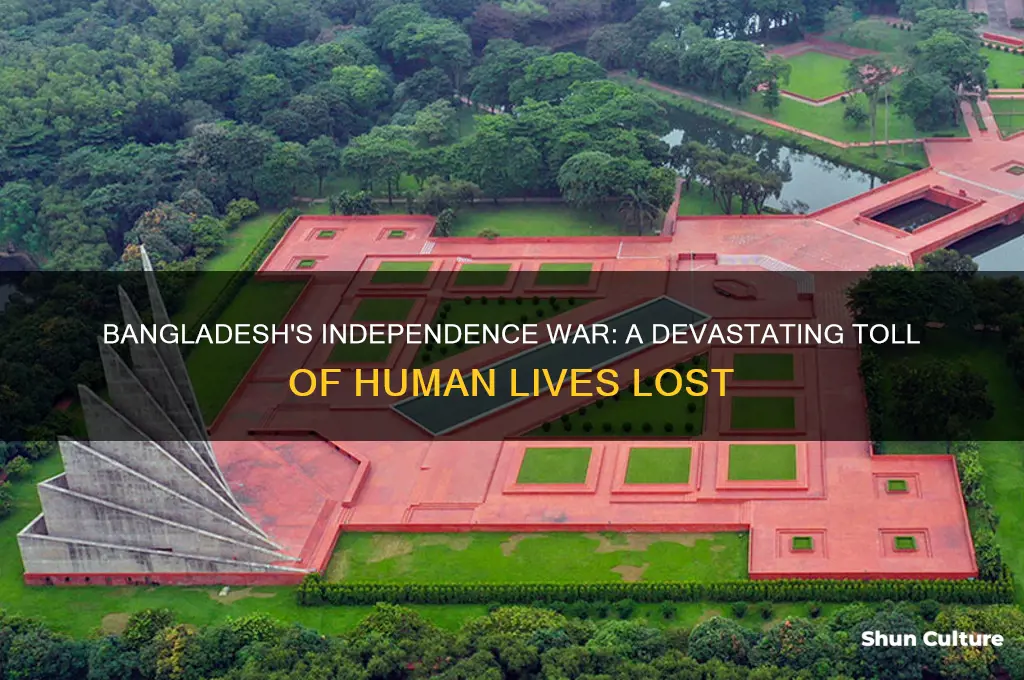 how many people did bangladesh lost in war for independence