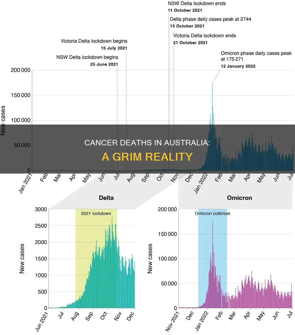 how many people die from cancer in australia