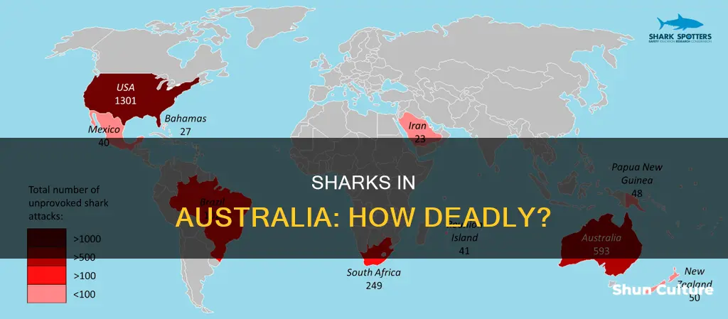 how many people die from sharks a year in australia