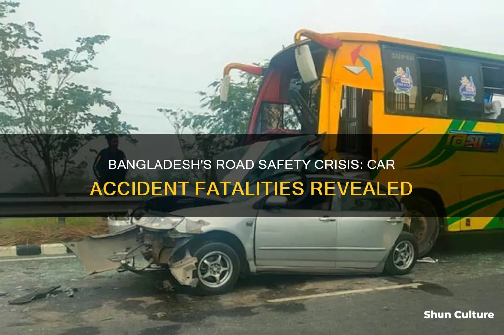 how many people die in car accidents bangladesh