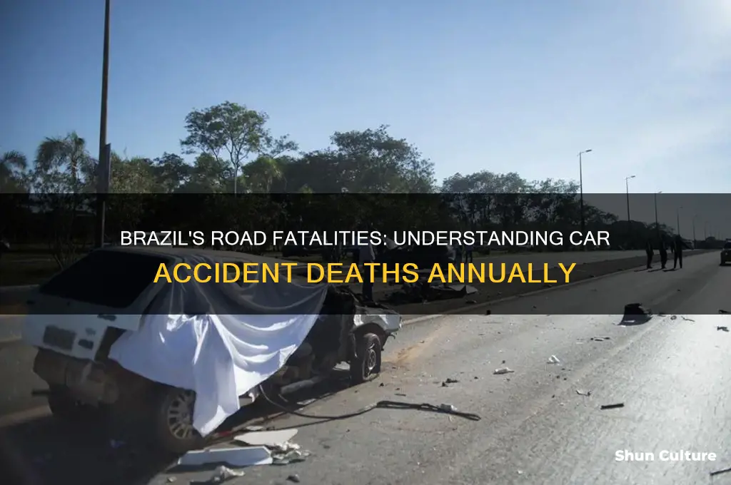 how many people die in car accidents in the brazil